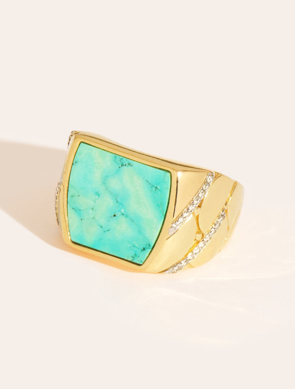 Seema Ring - Turquoise - front view