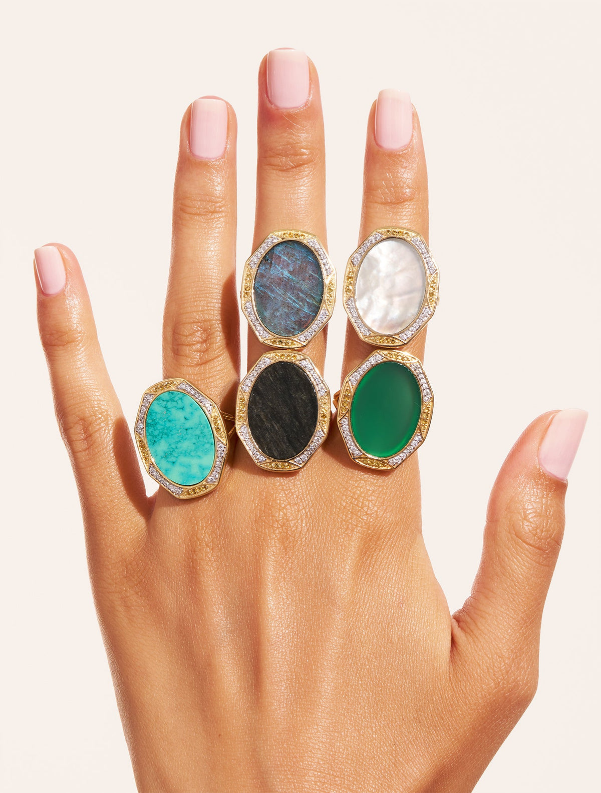 Sinaï Ring - Mother-of-pearl - another angle