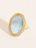 Sinaï Ring - Labradorite - front view