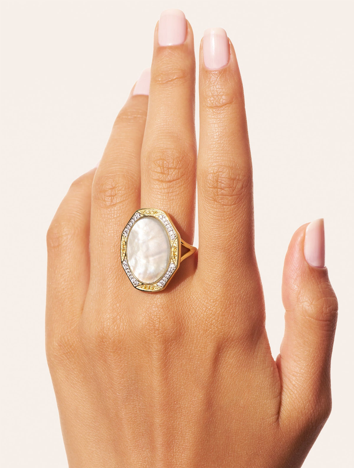 Sinaï Ring - Mother-of-pearl - detail view