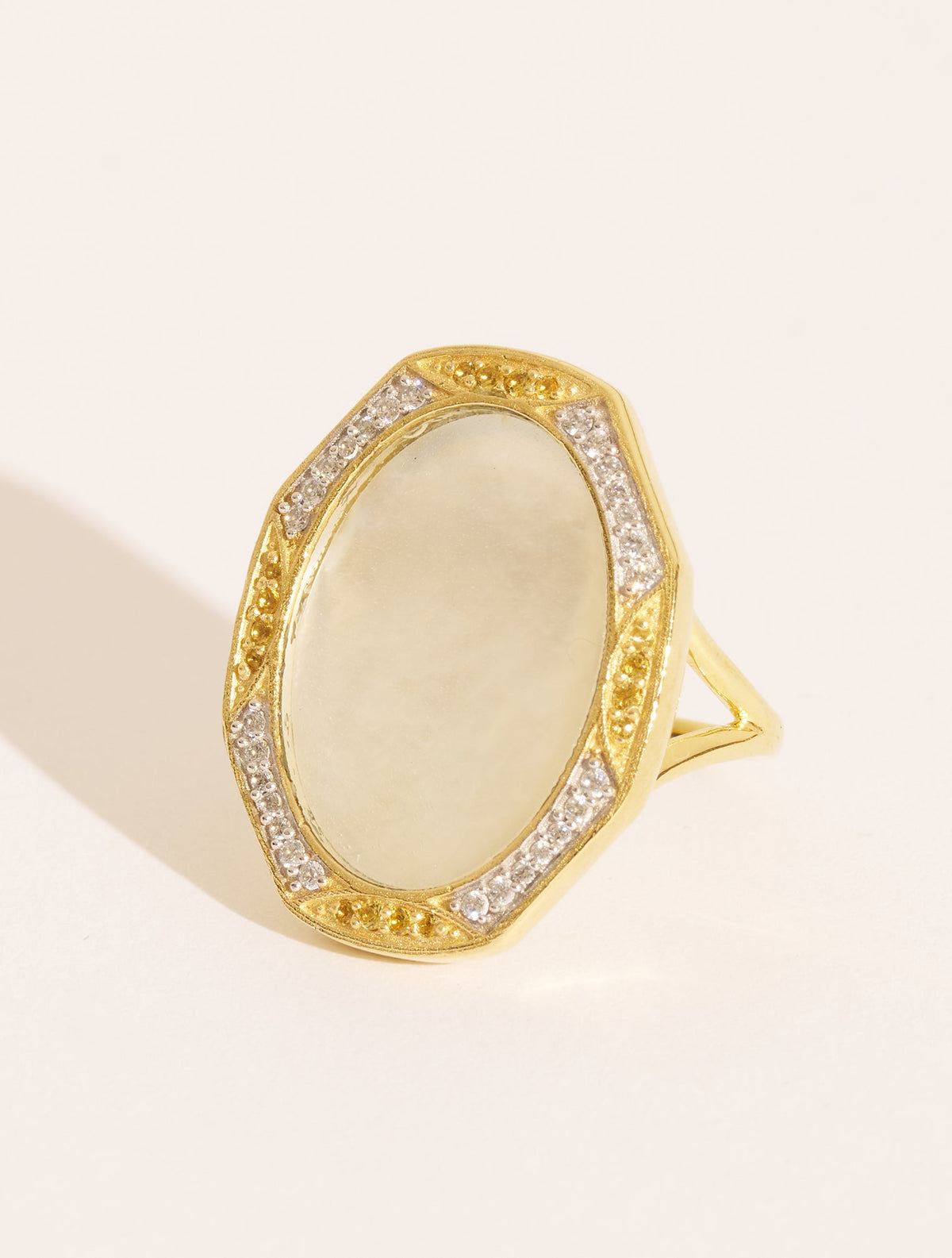 Sinaï Ring - Mother-of-pearl - front view