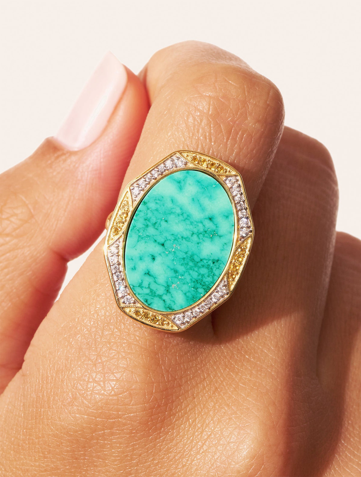 Sinaï Ring - Turquoise - detail view