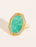 Sinaï Ring - Turquoise - front view