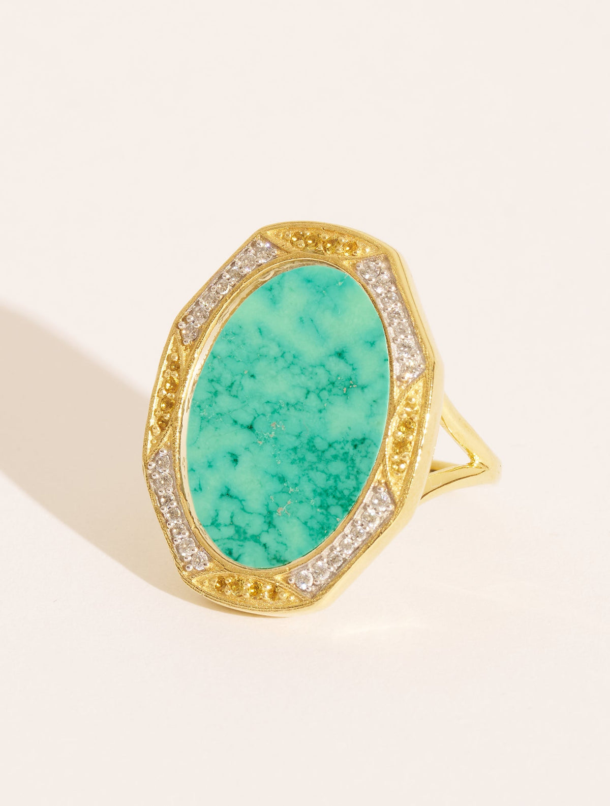 Sinaï Ring - Turquoise - front view
