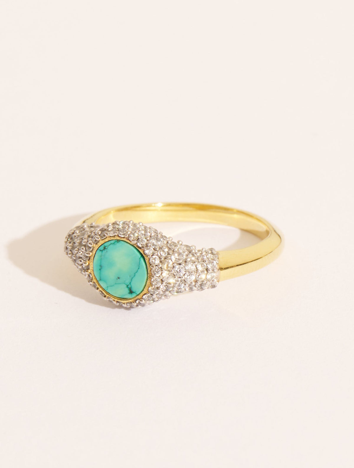 Sunny Ring - Turquoise - front view