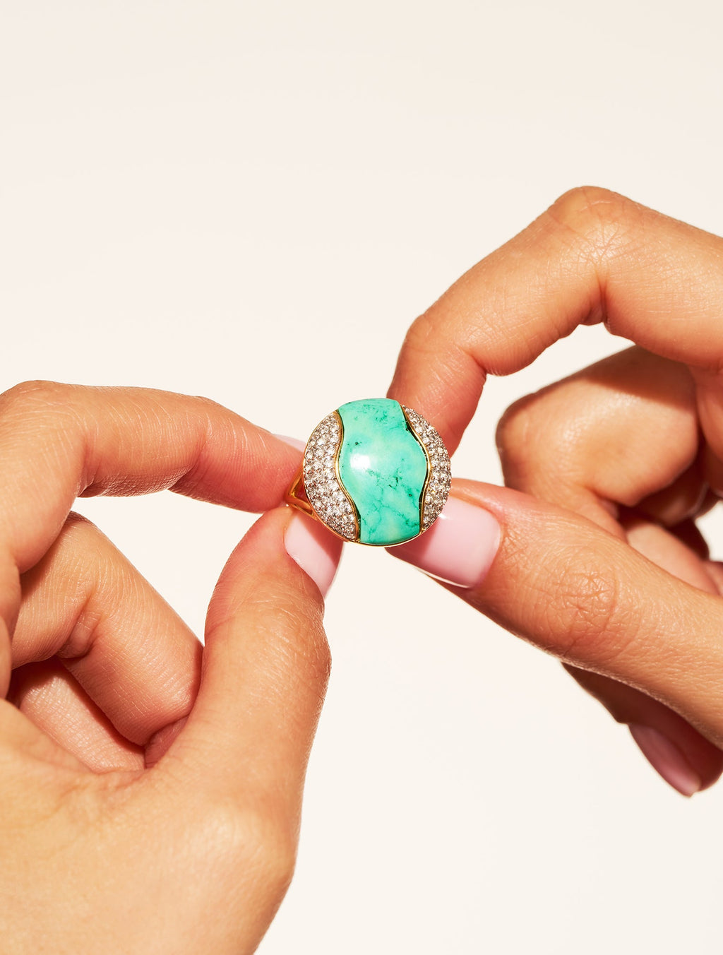 Vertige Ring - Turquoise - detail view