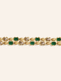 Amara Bracelet - Green Onyx - front view