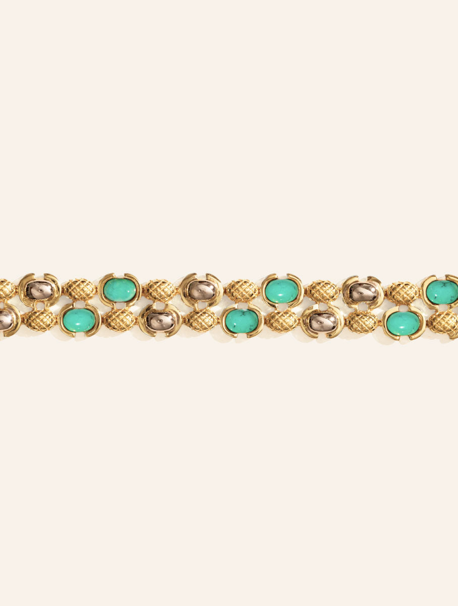 Amara Bracelet - Turquoise - front view
