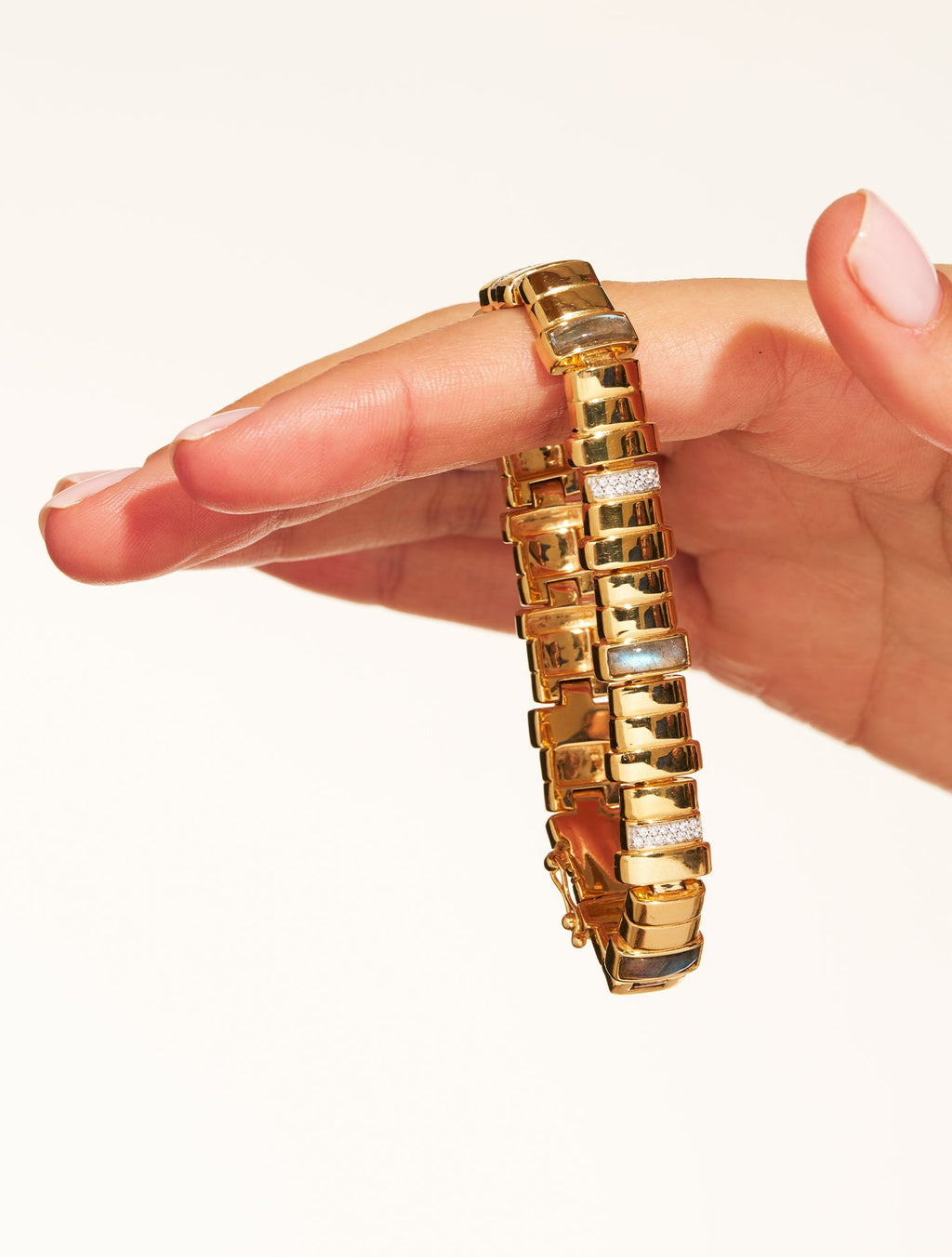 Empreinte Bracelet - Labradorite - detail view