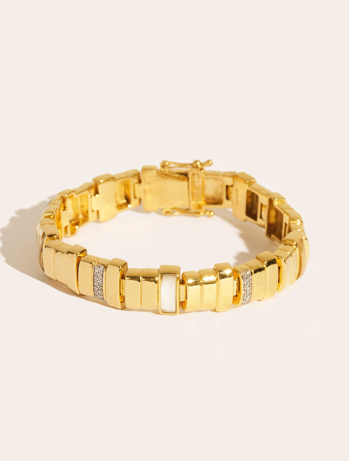 Empreinte Bracelet - Mother-of-pearl - front view