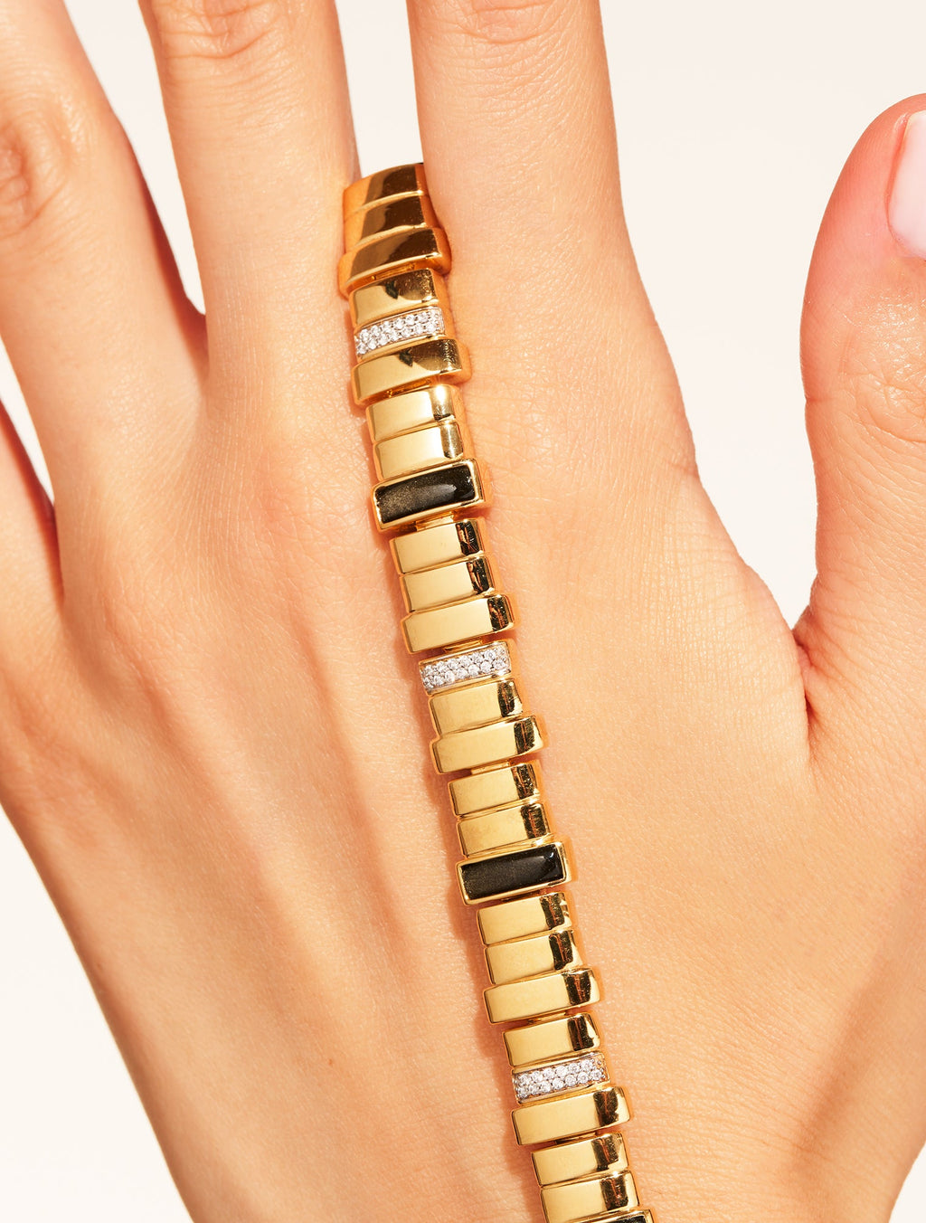 Empreinte Bracelet - Golden Obsidienne - detail view