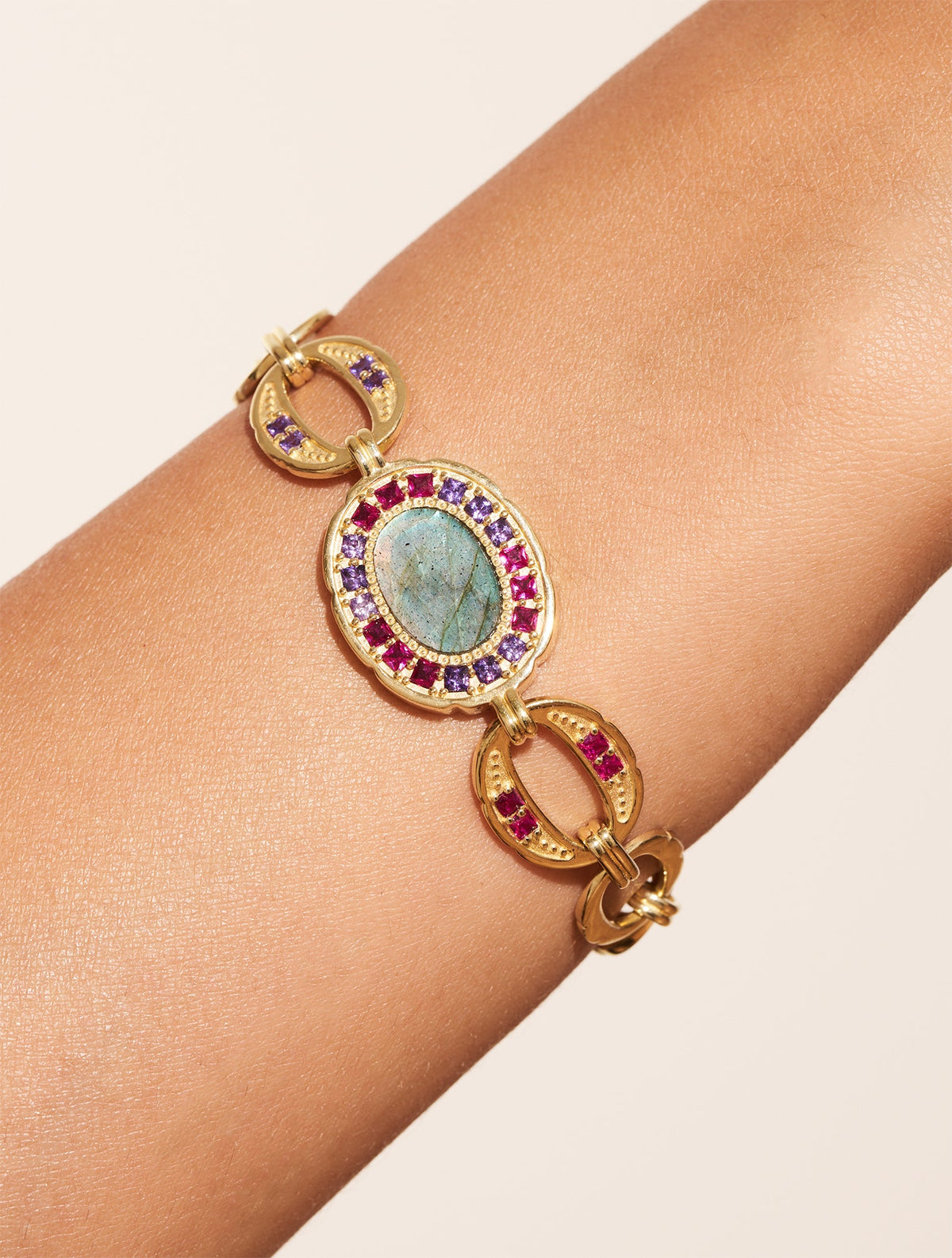 Héra Bracelet - Labradorite - alternate view