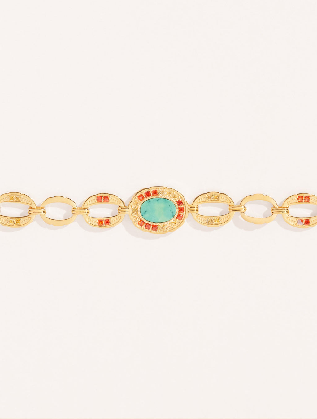 Héra Bracelet - Turquoise - front view