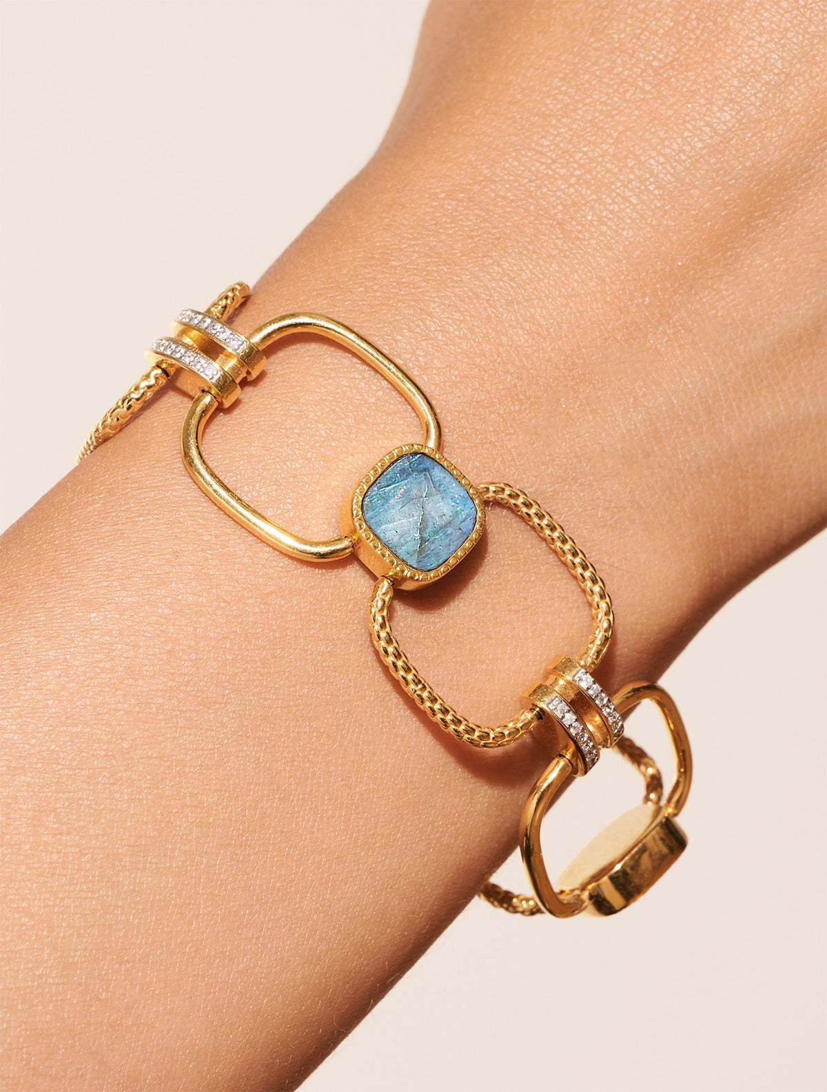 Kaïa Bracelet - Labradorite - alternate view