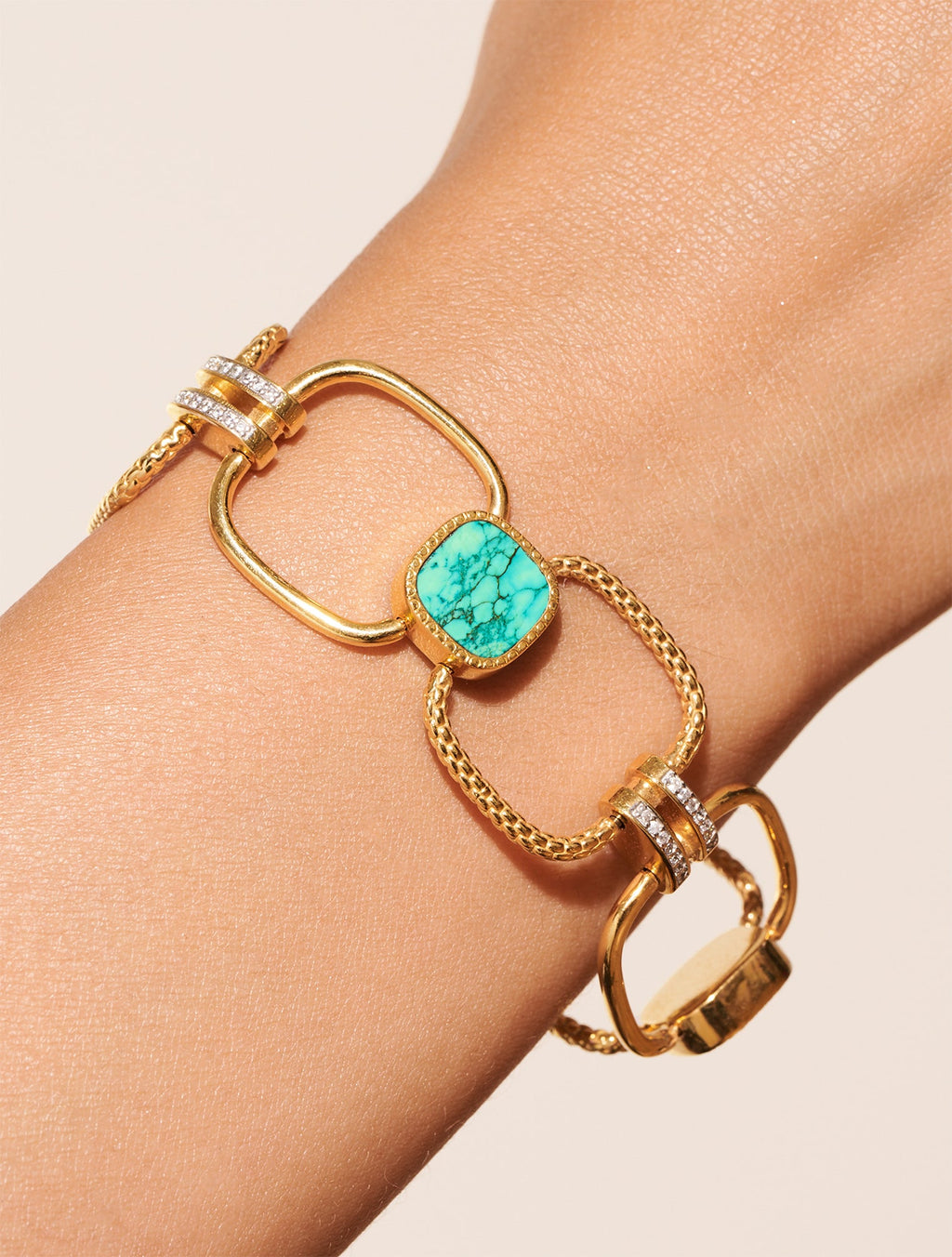 Kaïa Bracelet - Turquoise - alternate view