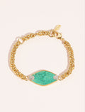 Mayan Bracelet - Turquoise - front view