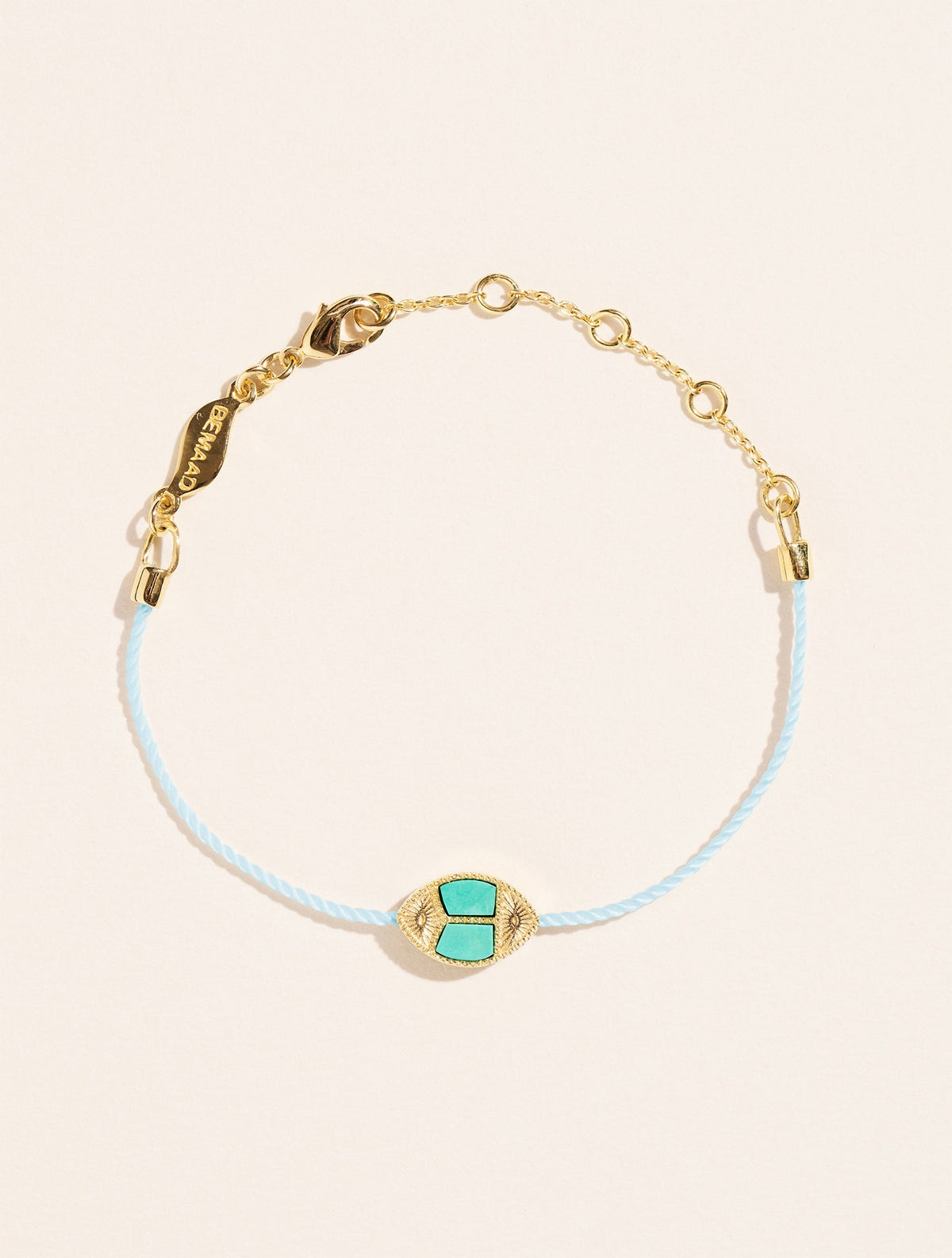 Mina Bracelet - Turquoise - front view
