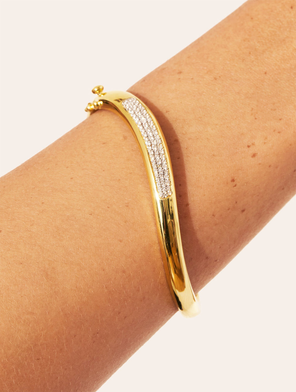 Origine Bangle - Pavée of zircons - alternate view