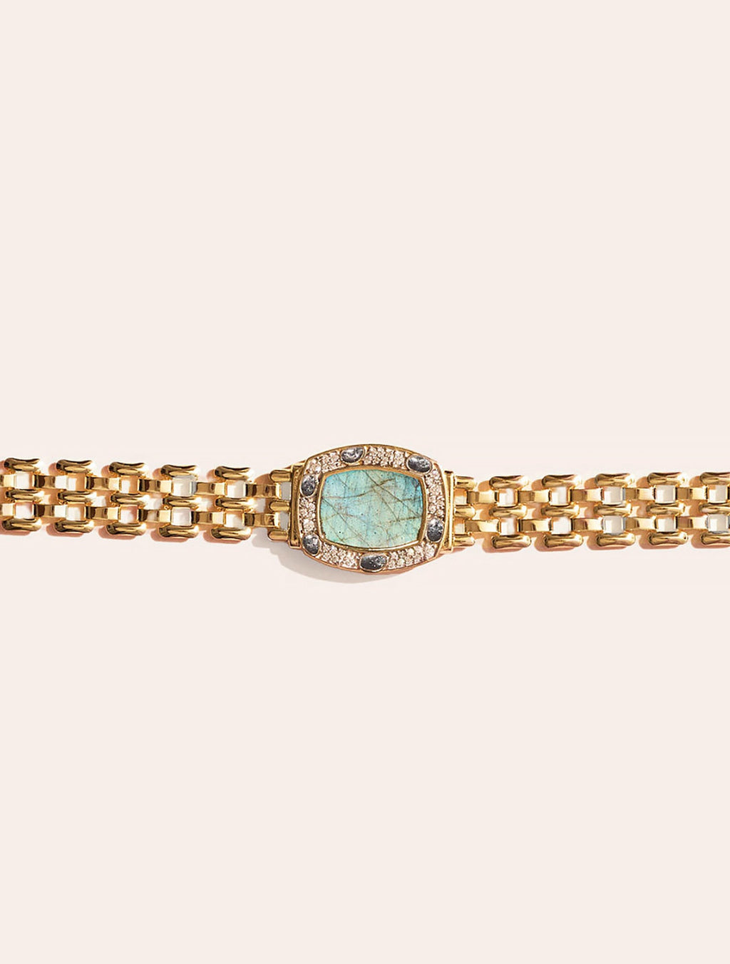 Ranee Bracelet - Labradorite - front view