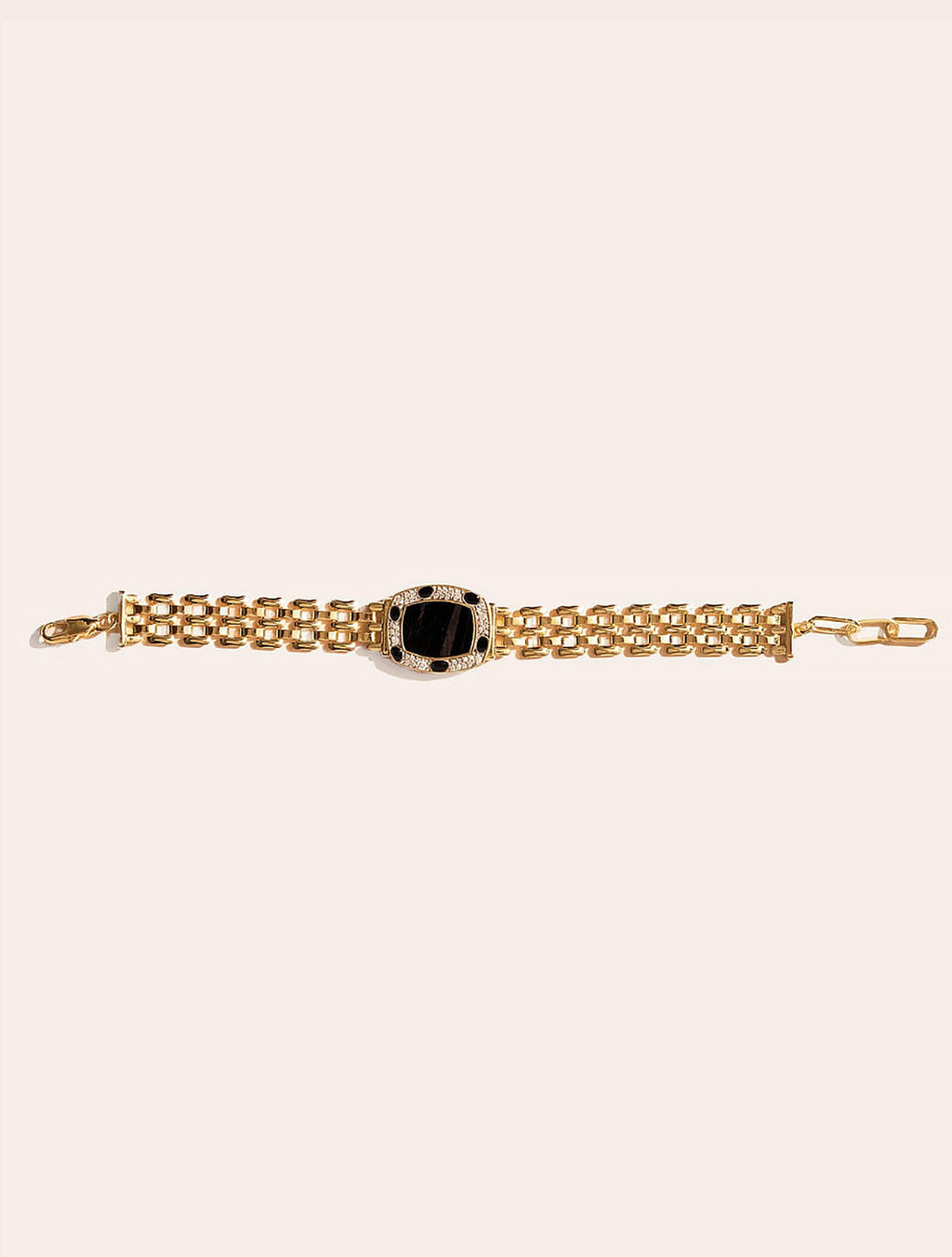 Ranee Bracelet - Textured Onyx - front view