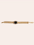 Ranee Bracelet - Textured Onyx - front view