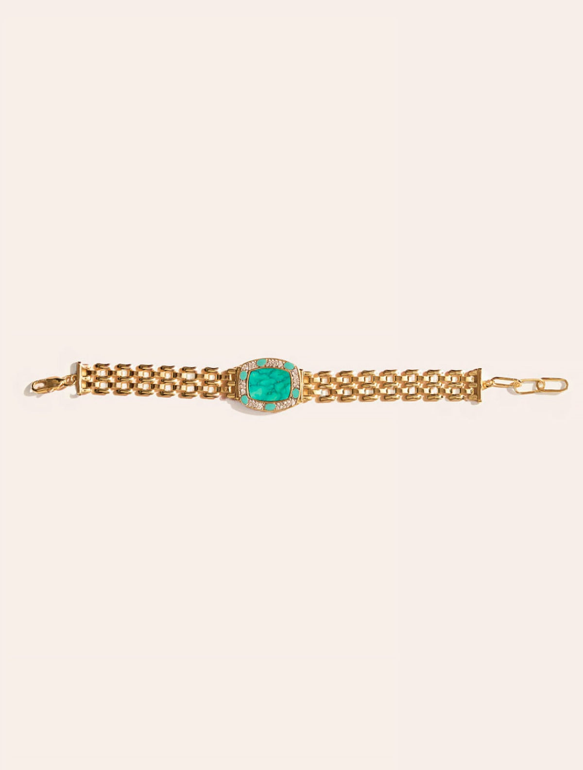 Ranee Bracelet - Turquoise - detail view