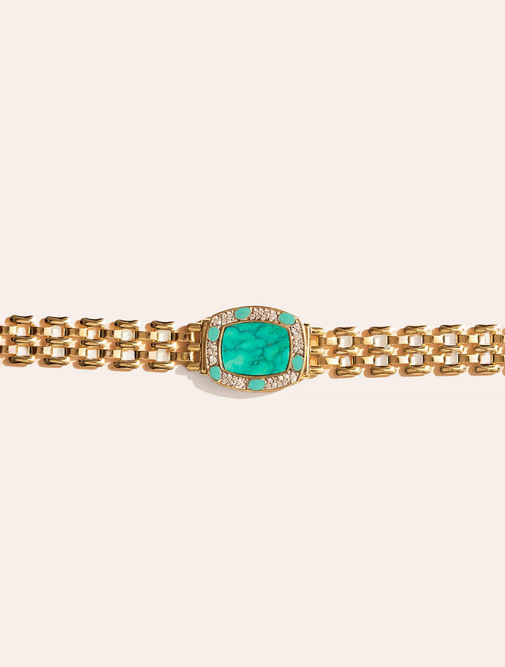 Ranee Bracelet - Turquoise - front view