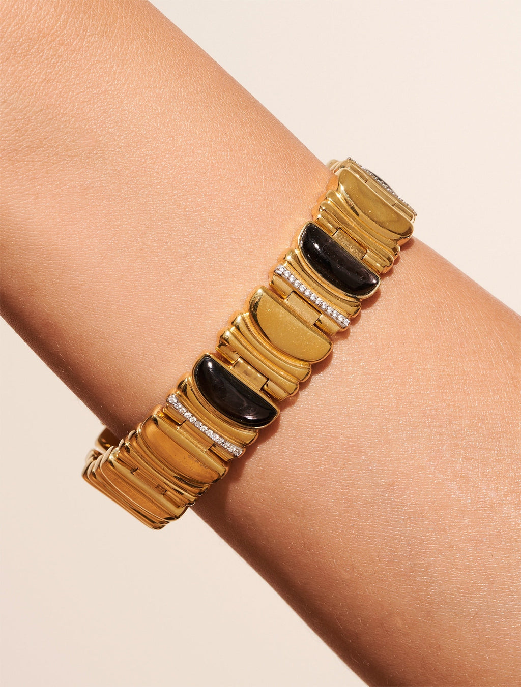 Seema Bracelet - Textured Onyx - alternate view