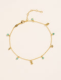 Of Bracelet - Ankle Nati - Turquoise - front view