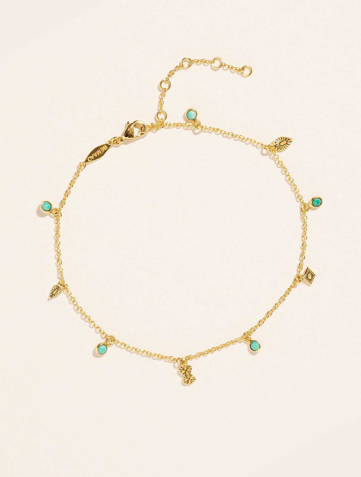 Of Bracelet - Ankle Nati - Turquoise - front view