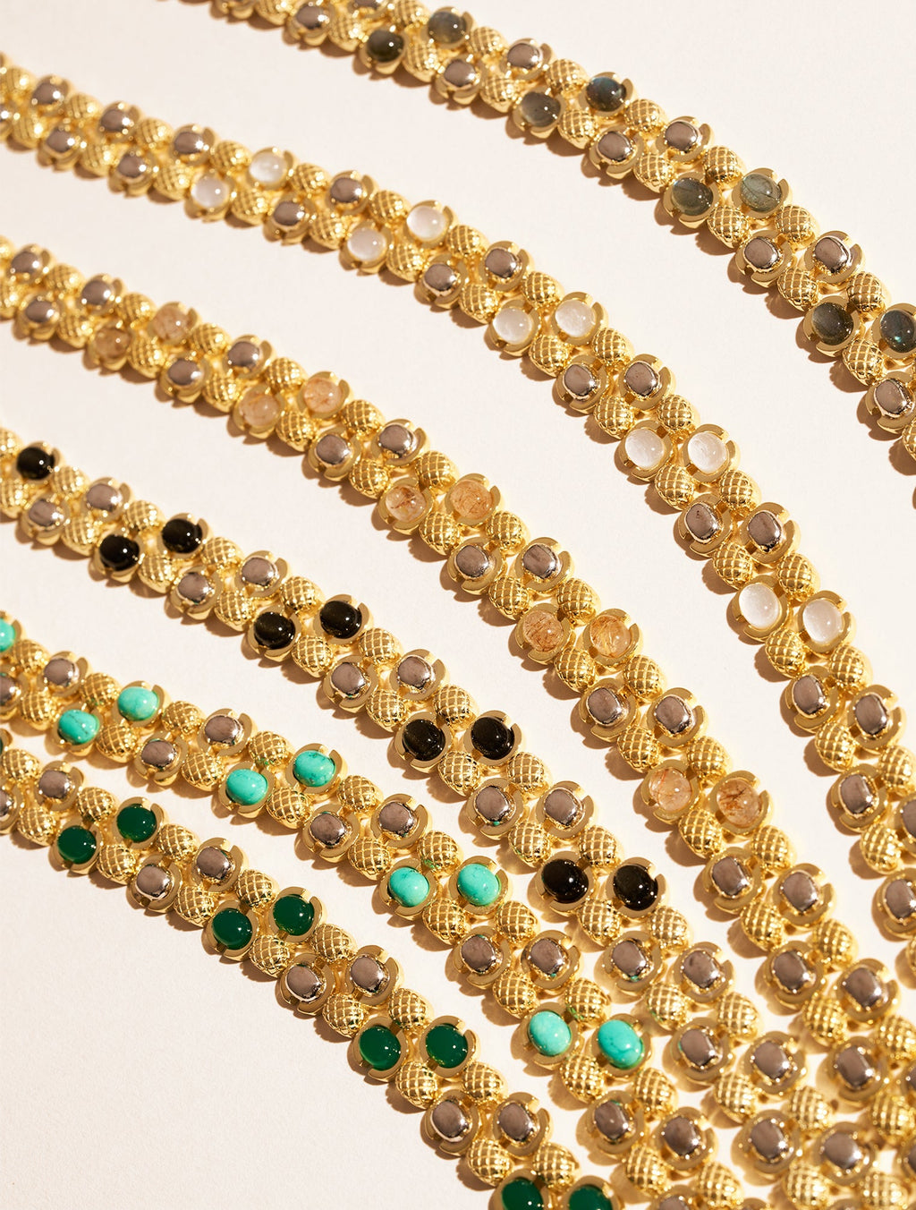 Amara Necklace - Turquoise - detail view