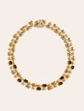 Amara Necklace - Golden Obsidienne - front view