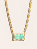 Bianca Necklace - Turquoise - front view