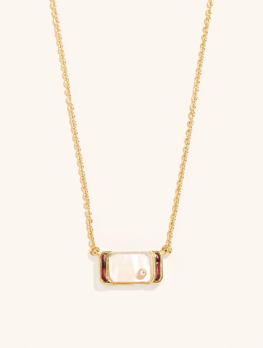 Berry Necklace - Mother-of-pearl - front view