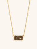 Berry Necklace - Golden Obsidienne - front view