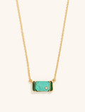 Berry Necklace - Turquoise - front view