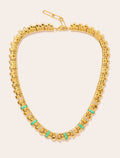 Empreinte Necklace - Turquoise - front view