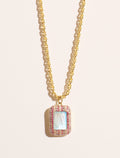 Karma Necklace - Labradorite - front view