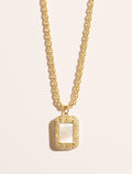 Karma Necklace - Mother-of-pearl - front view