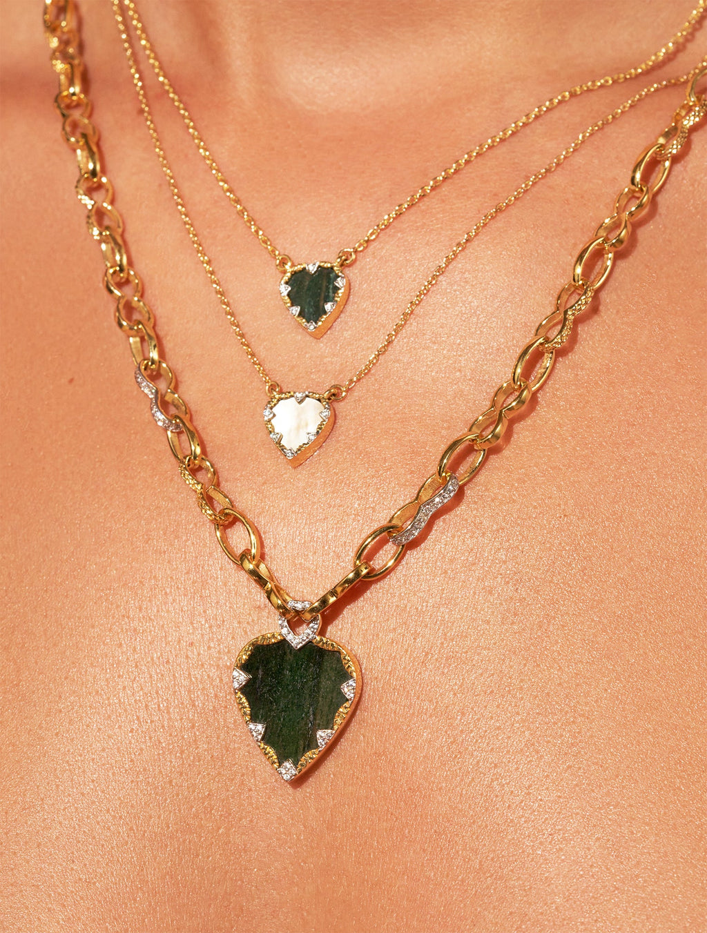 Lima Necklace - Aventurine - alternate view
