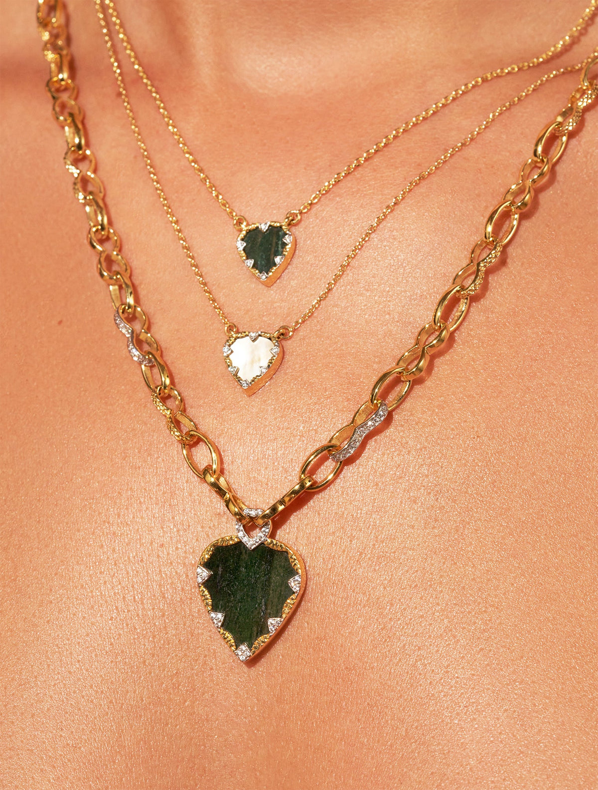 Lima Necklace - Aventurine - alternate view