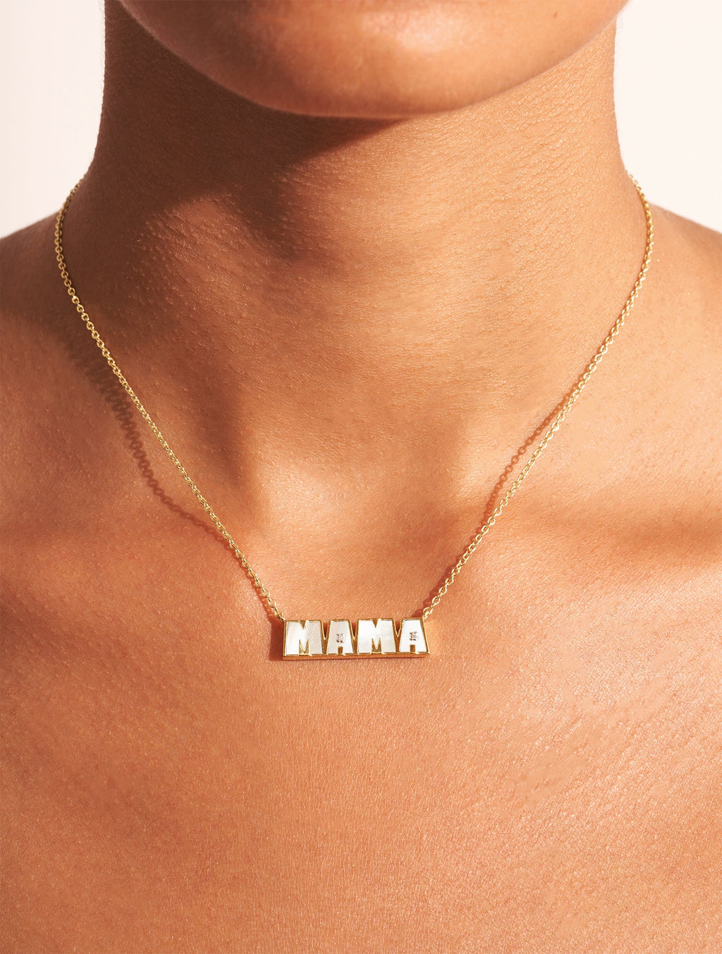 Mama Necklace - Mother-of-pearl - alternate view