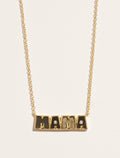 Mama Necklace - Golden Obsidienne - front view