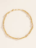 Oro Necklace - Stone of Moon - front view