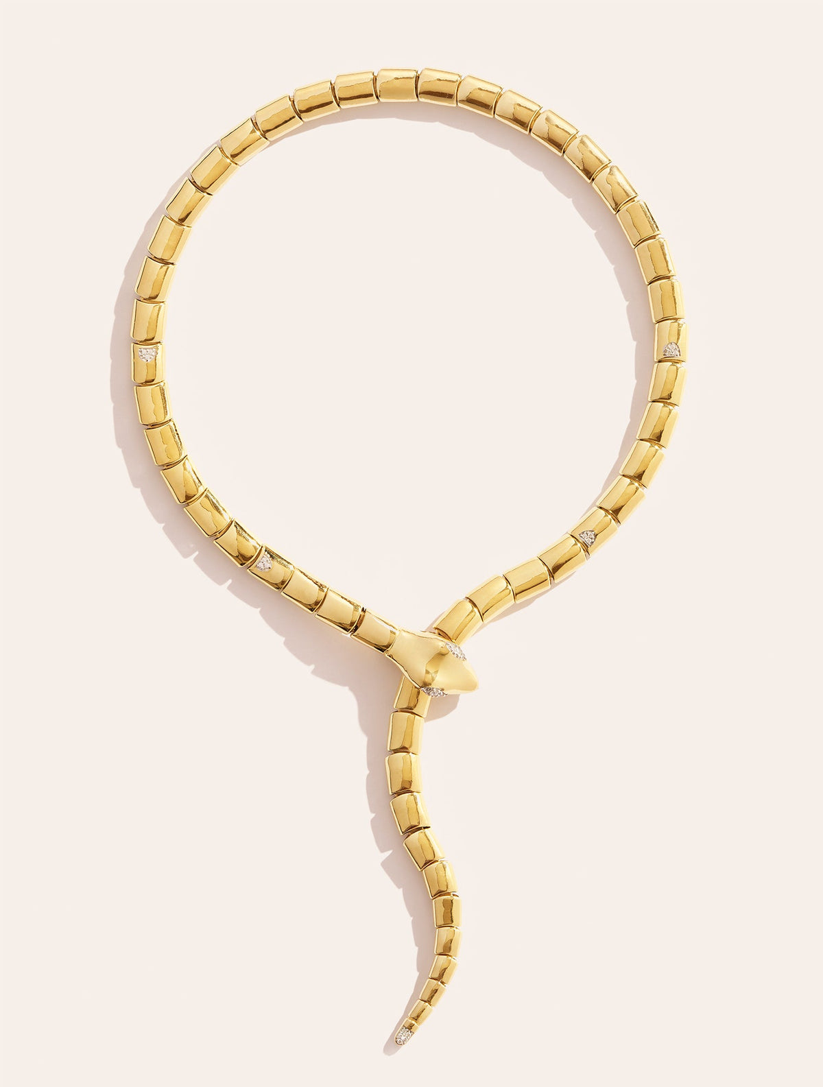 Règne Necklace - Animal - Snake - front view