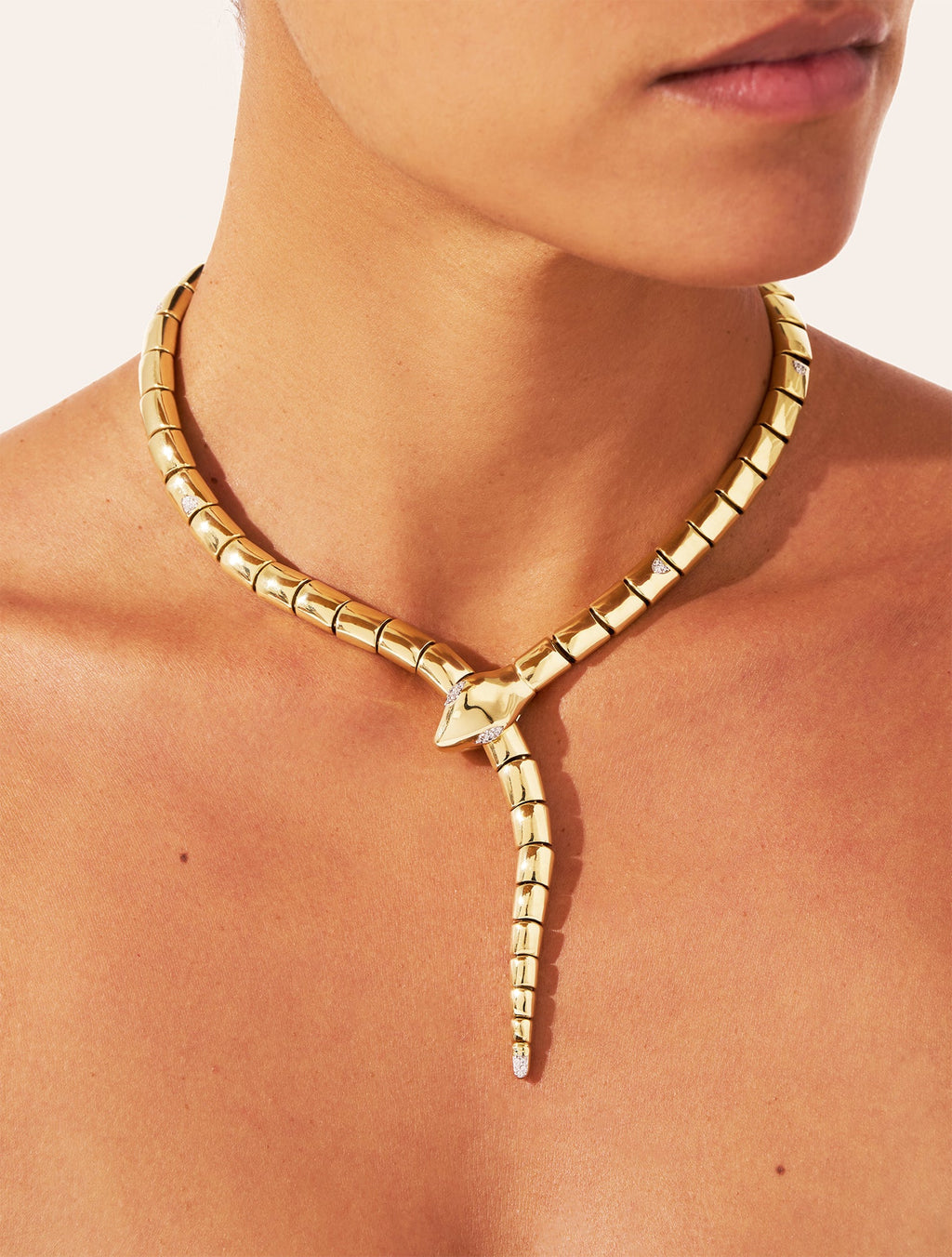 Règne Necklace - Animal - Snake - alternate view