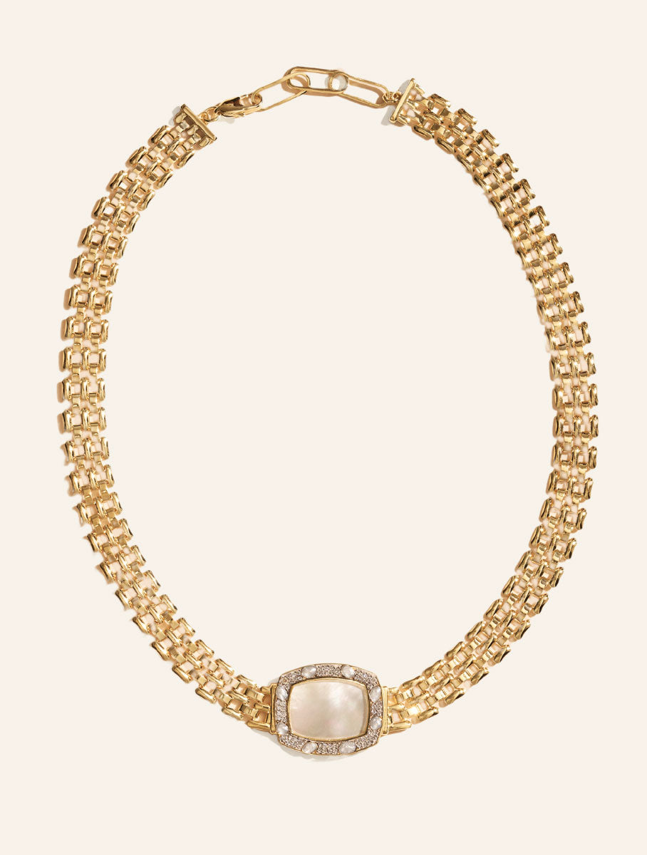 Ranee Necklace - Mother-of-pearl - front view