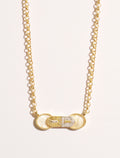 Sinae Necklace - Mother-of-pearl - front view