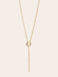 Vertige Necklace - Mother-of-pearl - front view