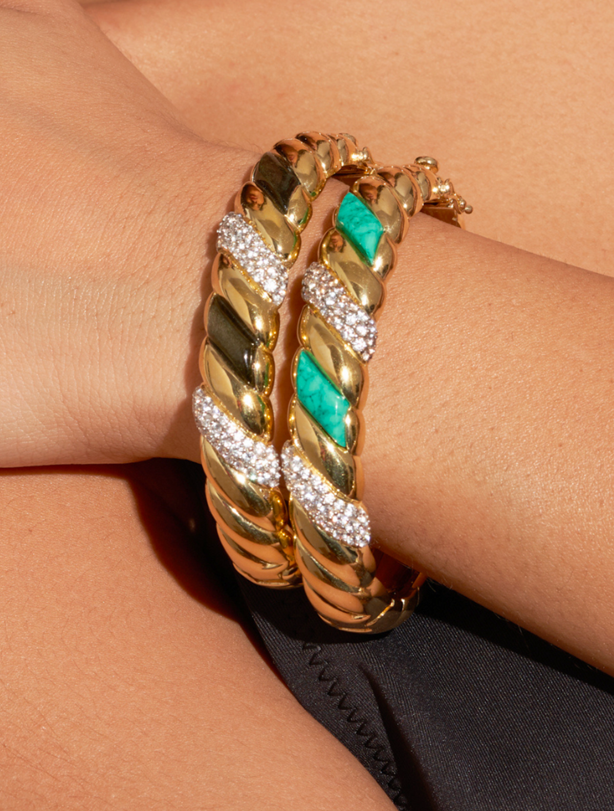Amenza Bangle - Turquoise - alternate view